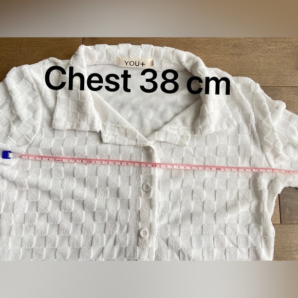 White Square Pattern Shirt - Picture 6 of 7